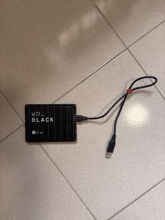 WD Black P10 2.5" HDD - External Hard Drive (2tb)