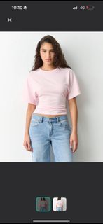 Glassons Cinch Waist Top (Romance Rose) 