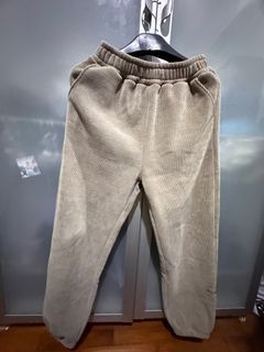 Corduroy Jogger Pants - Olive Green