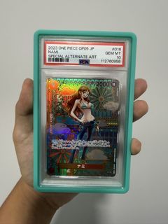 One Piece OP05 JP Nami Special Alternate Art PSA 10