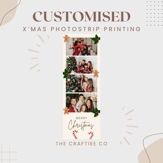 Customised X'mas Photostrip Printing