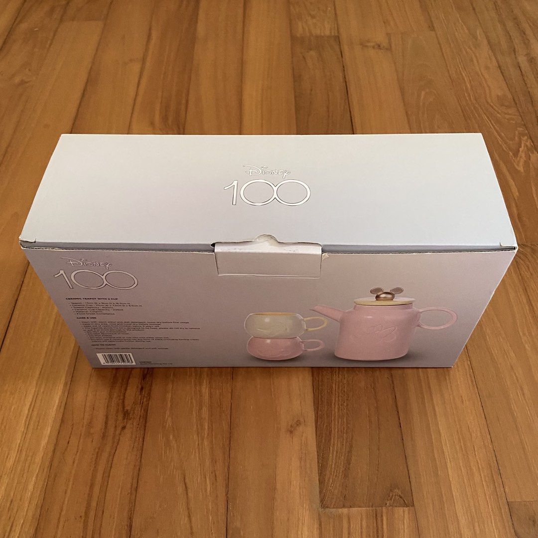 Disney 100 Ceramic Teapot with 2 Cups (Category: Coffee & Tea Tableware) located in Singapore. Submitted by komorebixyz (Listing ID 1433286181, Image 6). Description: Brand new. Meet up at my place along Upper Thomson Road only. No trades, no negotiation..