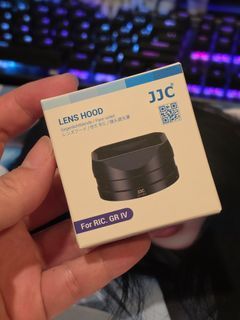 JJC Lens Hood for Ricoh GR4 GR IV GRIV HDF Monochrome Camera Metal Lens Protector