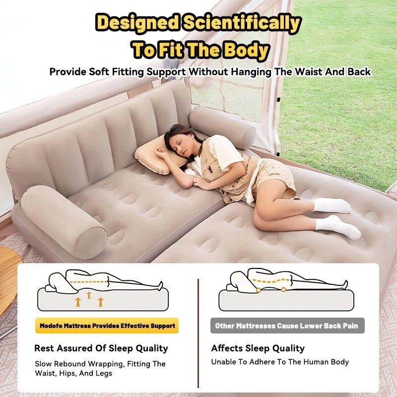 🇸🇬 [SG INSTOCKS] Folding Inflatable Sofa Bed Outdoor | Portable Air Sofa Bed | Camping Inflatable Couch | Outdoor Lazy Air Sofa Bed | Travel Inflatable Bed Chair | Beach Camping Air Sofa (Category: Sofas) located in Singapore. Submitted by primenest (Listing ID 1433809577, Image 7). Description: LOCAL SELLER | INSTOCKS | FAST DEAL • Foldable Inflatable Sofa Bed Design • Comfortable Outdoor Air Sofa • Lightweight & Portable for Travel • Easy to 