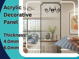 Solid Acrylic Decorative Panel 4.0mm /6.0mm |Modern•Elegant•Fuctional