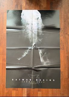Batman Begins / Harry Potter and The Goblet of Fire: Double Sided Folded Poster (First Magazine). 
