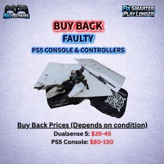 💰 BUY Faulty/Broken PS5 Console (Playstation 5) & Dualsense 5 Controller