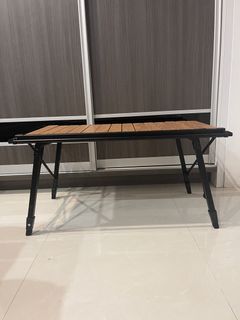 BNIB IGT camping all aluminium table 89cm x 45cm brown