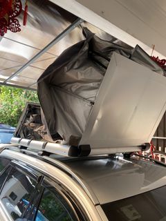 Fully auto sun shade umbrella rack mounted