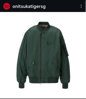 Onitsuka Tiger Bomber Jacket - Green