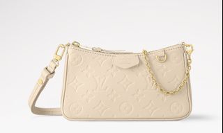 LV Easy Pouch On Strap Monogram Empreinte Leather
