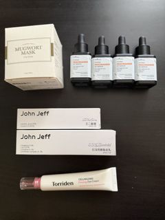 K-beauty / C-Beauty Skincare products: I'm From, Torriden, John Jeff