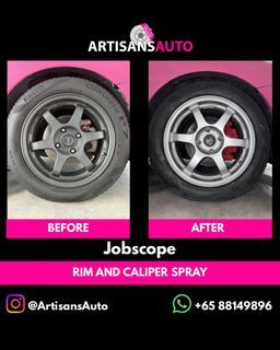 🔥PROMO🔥 ✨ FREE HIGH TEMP AIKKA 2K LACQUER! 🎨 RIM SPRAY / RIM RESPRAY (Gloss / Matte /Custom colours) 🔧 CALIPER SPRAY (Stock, AMG, Brembo, AP Racing, M Sport) ❌ PLASTI DIP REMOVAL 🖤 DECHROME (Wrap, Spray) 🛠️ KERB RASH REPAIR  🚙 MITSUBISHI LANCER GLX CS3