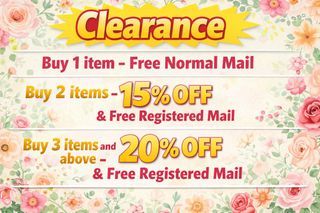 Clearance Sale - Discounts & Free Shipping!