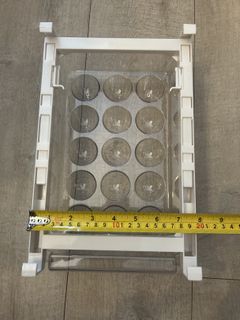 Eggs trays under-shelf refrigerator organizer