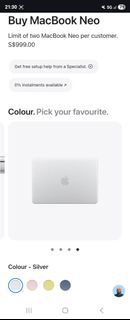 MacBook Neo - Silver - 512GB