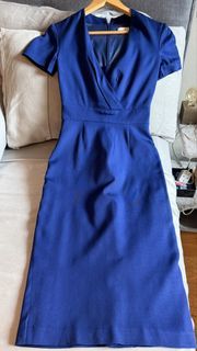 Reiss Sophia Dress - UK 6 - Cobalt Blue