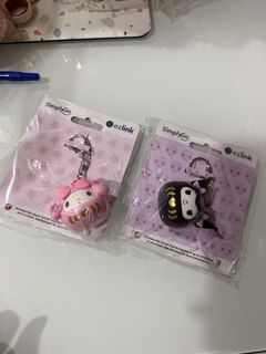SimplyGo ezlink Charm - My Melody & kuromi Daruma charm