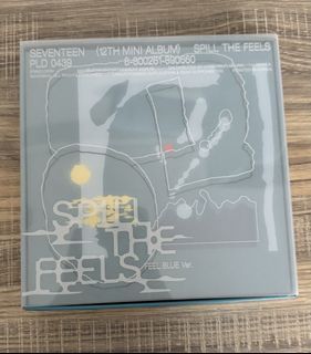 WTS Unsealed Seventeen 12th Mini Album - Spill the Feels (Feel Blue Ver.)