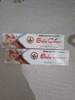 Safa Cone Henna Decoration Paste - Red