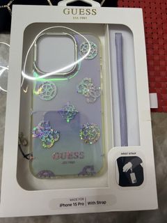 Guess iPhone 15 Pro Case with Strap / Casetify