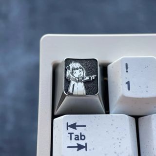 Metal Artisan Keycap: Anya "Spy x Family" | Etched 3D Metal MX Keycap
