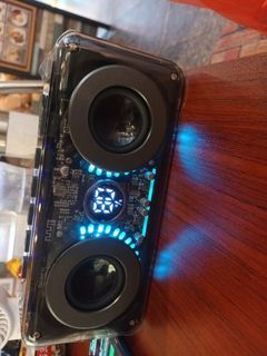 Powerful bluetooth speaker with disco light
