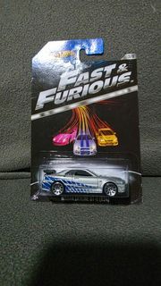Hot Wheels Fast & Furious Nissan Skyline GT-R (BNR34)