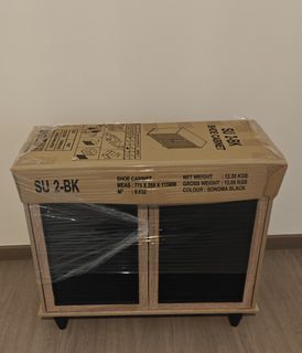 SU 2-BK Shoe Cabinet - Sonoma Black