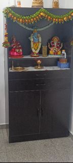 Prayer Altar  with Storage Cabinet