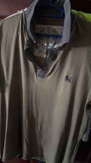 Zara Olive green polo tee preowned smart casual