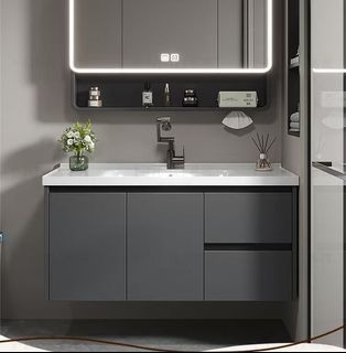 Brand New - Modern Bathroom Vanity Set with LED Mirror (2 Sets)