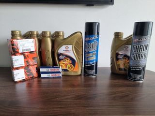 Motorcycle engine oil duke200 maintenance accessories BUNDLE
