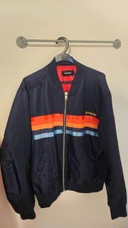 Diesel Bomber Jacket - Navy Blue