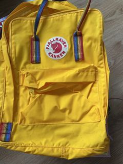 Fjallraven Kanken Rainbow Backpack - Yellow