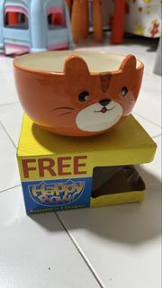 WTS WTT Happy Bowl - Cat Design