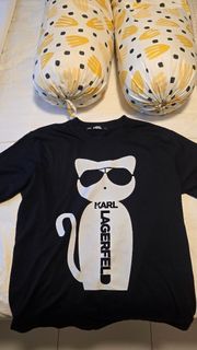 Karl Lagerfeld Cat Graphic T-Shirt - XL