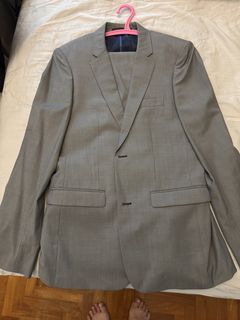 Topman Grey Wool Blend Suit - UK 38