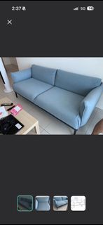 IKEA Applaryd 3-Seater Sofa - Gunnared Light Blue