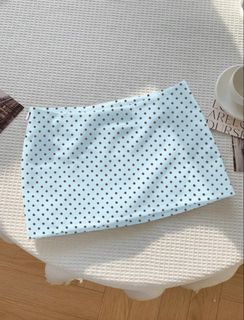 SHEIN Comfortcana Women's Polka Dot Print Casual Everyday Fashion Skirt