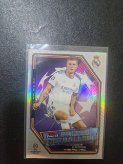 Topps finest real madrid prized footballers kroos