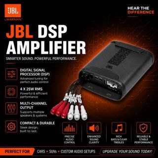JBL DSP Amplifier – Powerful Sound Upgrade & Professional Tuning 🔥