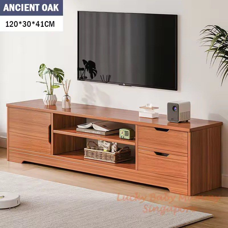 🪜 Elegant Wooden TV Console Cabinet Apartment Living Room Side Display Shelf Cabinet| Minimalistic Oak Wooden Storage Display Cabinet With Multiple Organiser Compartments Living Room Dresser (Category: TV Consoles) located in Singapore. Submitted by closingdownsaleeeee_sg (Listing ID 1439598594, Image 2). Description: CLOSINGDOWNSALE High Quality Furniture! If got any defects, don’t leave a bad review, contact us within 5 days and we will arrang
