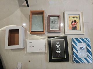 Assorted Photo Frames - Various Sizes & Styles