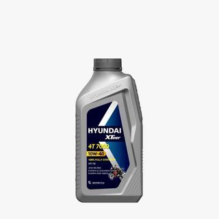 HYUNDAI XTeer 4T 7000 10W40 Fully Synthetic Motorcycle Engine Oil 1L – API SN JASO MA2