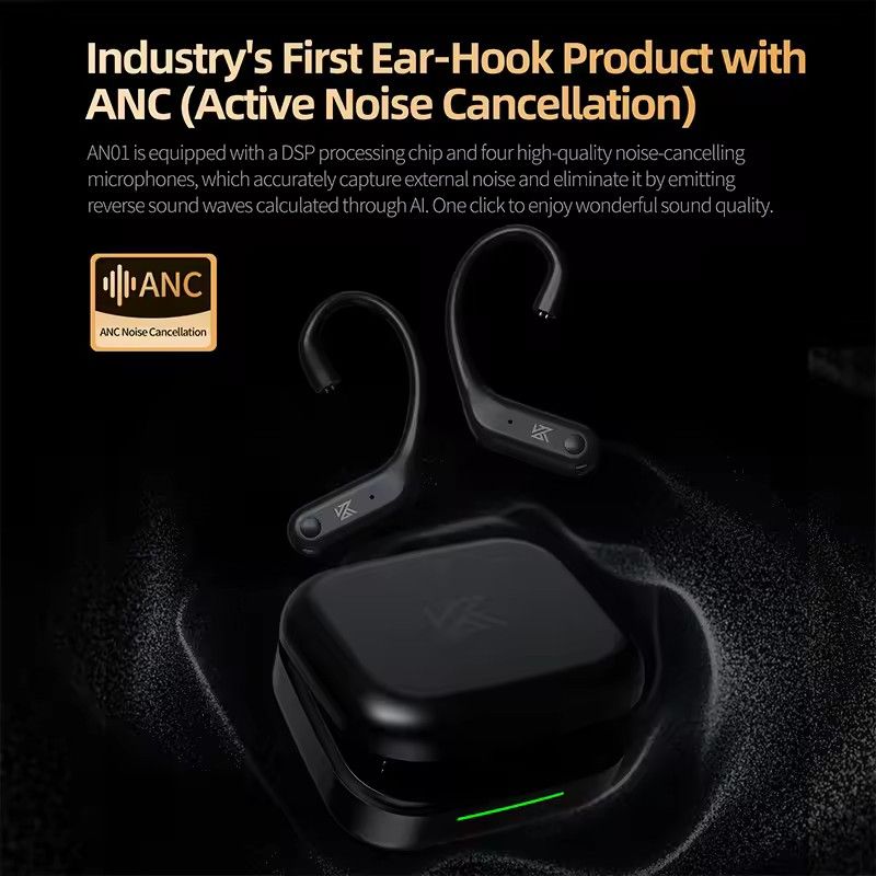 KZ AN01 ANC Wireless Bluetooth Module LDAC HD Active Noise Cancelling Ear Hook Cable For C-Pin Earphones (Category: Earphones) located in Singapore. Submitted by chinatown_18 (Listing ID 1440272116, Image 3). Description: in stock in Singapore free mail.