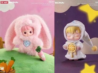 (Set) Hacipupu Enchanted Realm Tales Series Mini Action Figure - Carrot Guardian + Cloud Dream Catcher