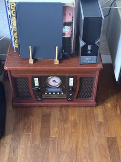 Retro Record Player  CD Player and audio cassette player