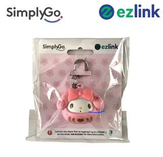 My Melody EZ-Link Charm Keychain - Brand New