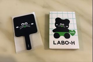 LABO·H Black Bear Hand Mirror